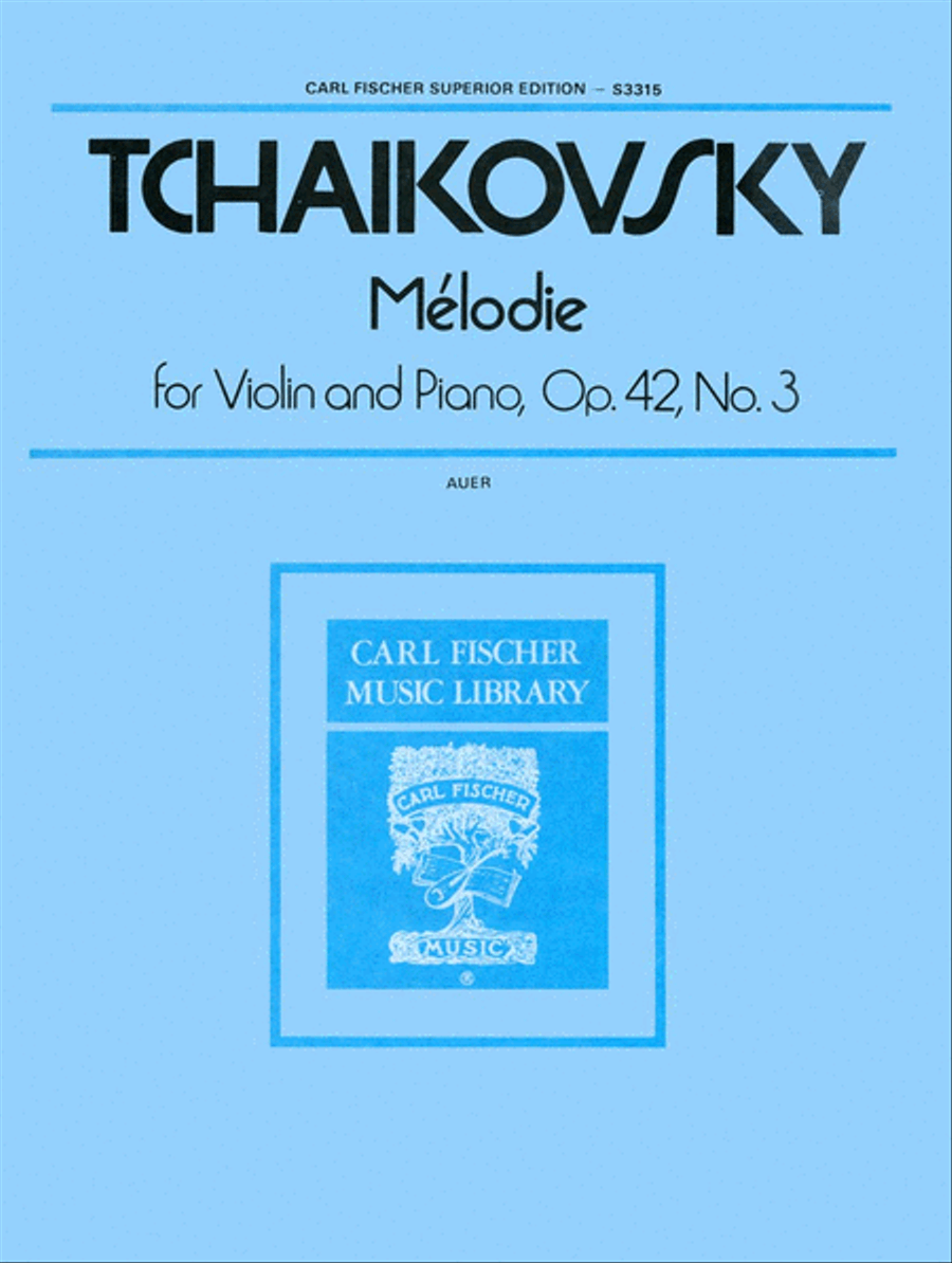 Melodie Melodie Violin Solo scores gallery preview page 1