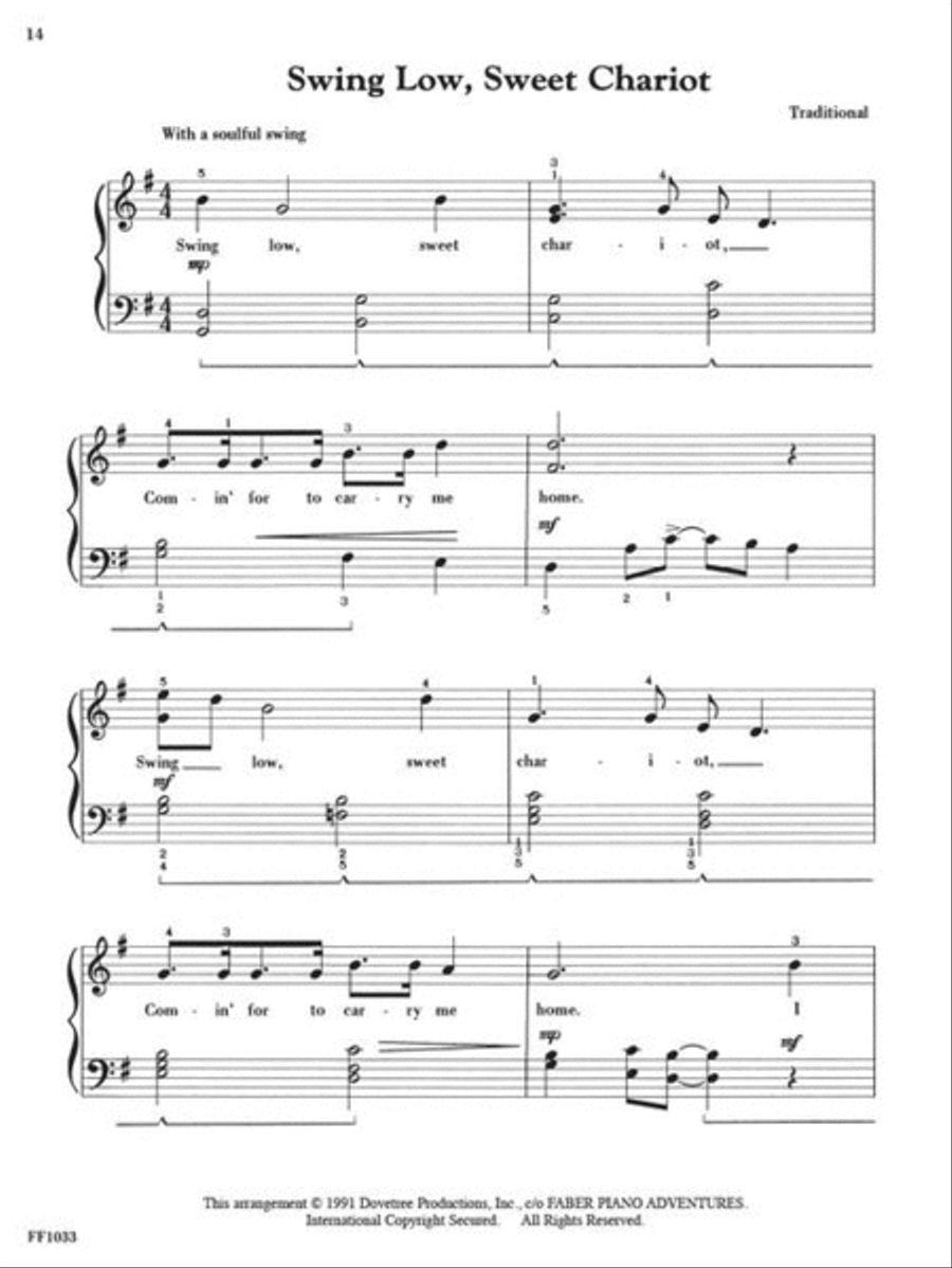 FunTime® Piano Hymns Piano Method scores gallery preview page 5