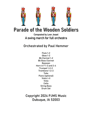 Book cover for Parade of the Wooden Soldiers - Swing March for Full Orchestra