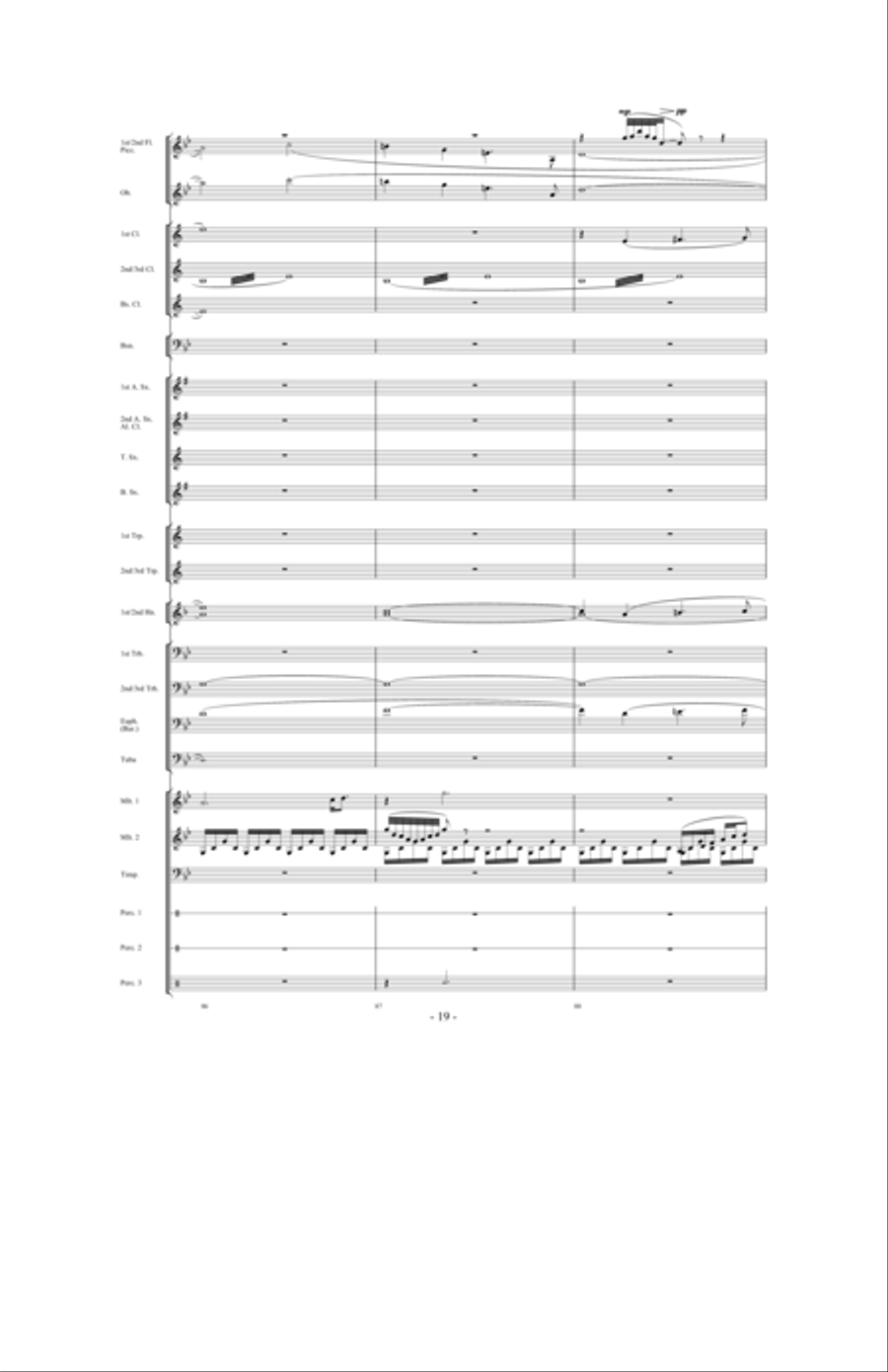 Toward the North Star Concert Band scores gallery preview page 18