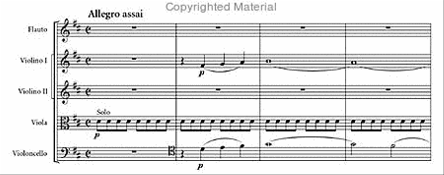 Six flute quintets, vol 1 Flute scores gallery preview page 2