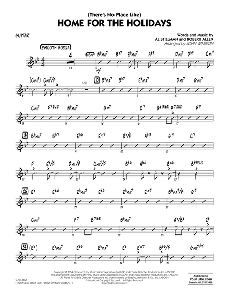(There's No Place Like) Home for the Holidays (arr. John Wasson) - Guitar