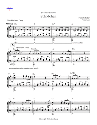 Book cover for Standchen (Schubert/Liszt)