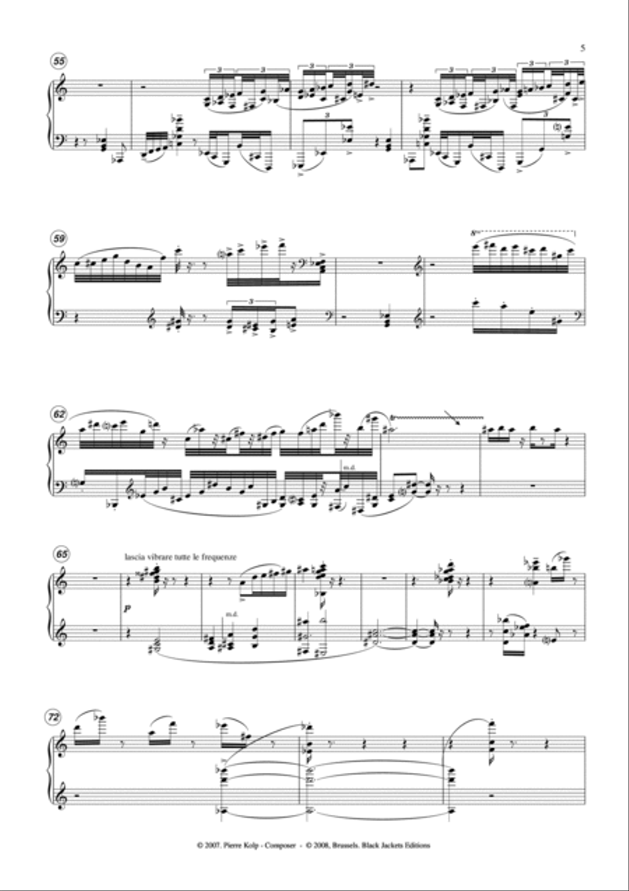 Scherzo 1 for piano Piano Solo scores gallery preview page 5