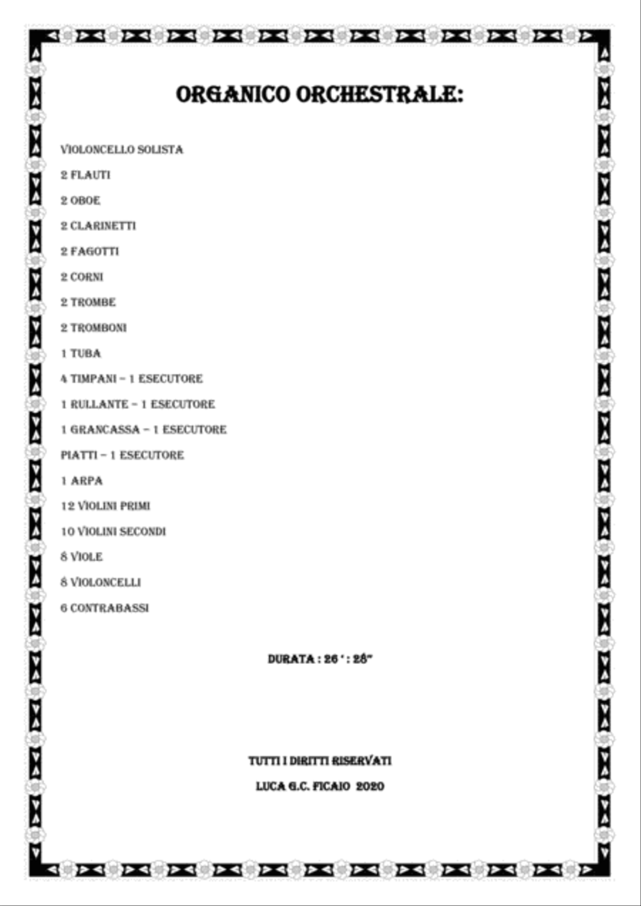 SUITE PER VIOLOCELLO VORTEX OPERA 30 Full Orchestra scores gallery preview page 2