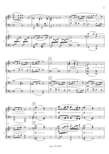 'Sicilienne' from 'Pelléas et Melisande', for 2 pianos image number null