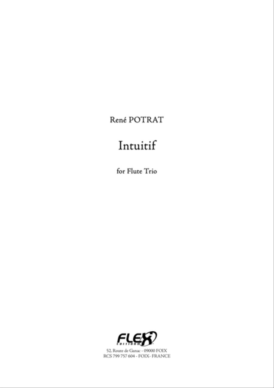 Intuitif Intuitif Flute Trio scores gallery preview page 1