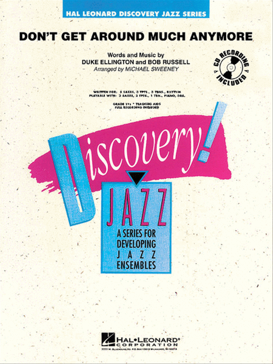 Don't Get Around Much Anymore Jazz Ensemble scores gallery preview page 1