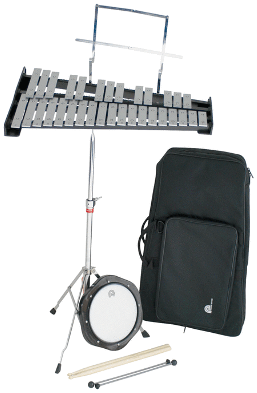 32-Note Aluminum Bell Percussion Kit Drums scores gallery preview page 1