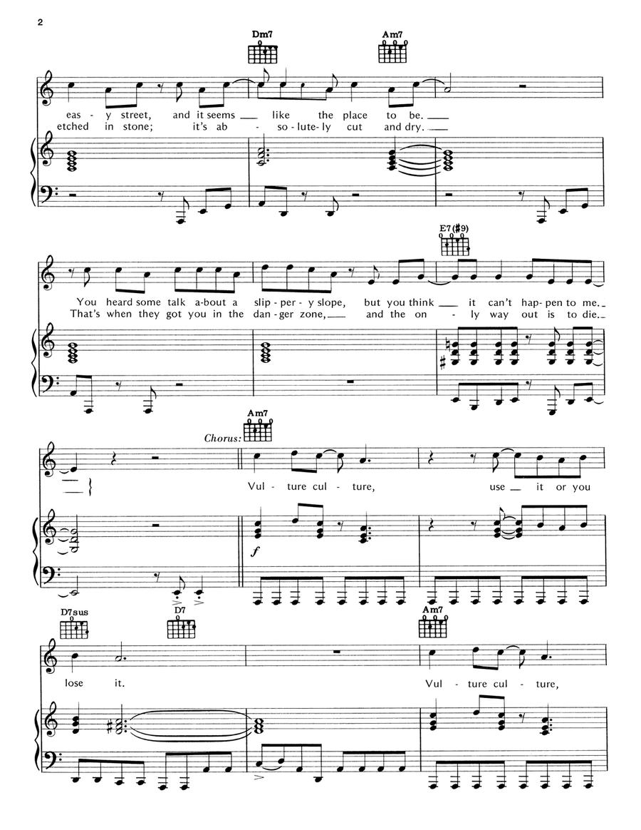 Vulture Culture Acoustic Guitar scores gallery preview page 2