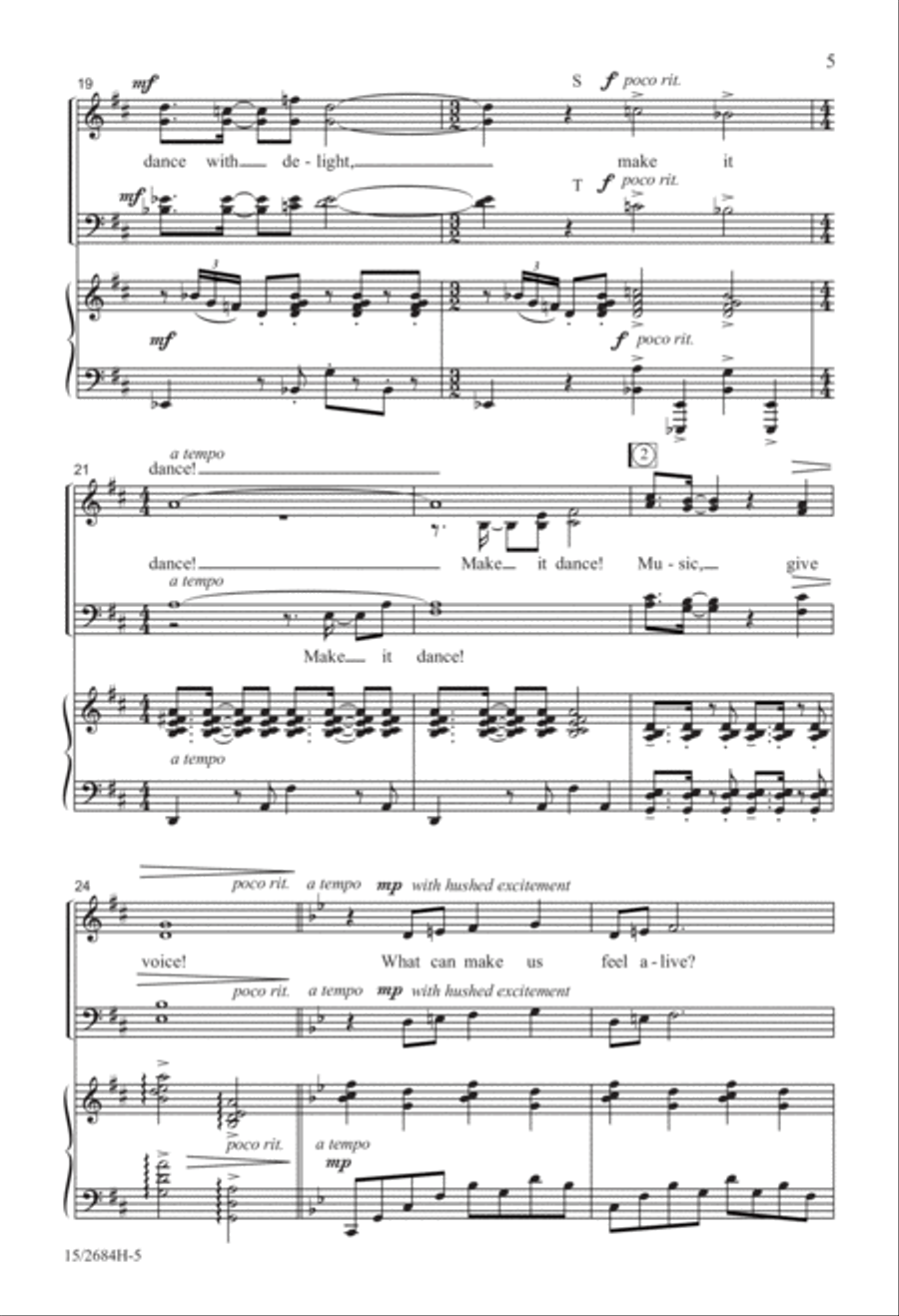 Music, Give Voice! Music, Give Voice! 4-Part scores gallery preview page 6