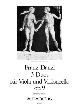 Book cover for 3 Duos op. 9 Vol. 2