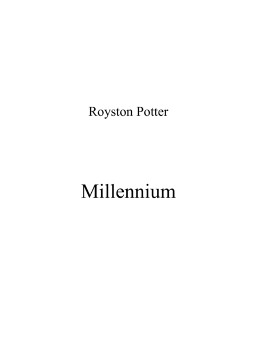 Millenium Millenium Violin Solo scores gallery preview page 1
