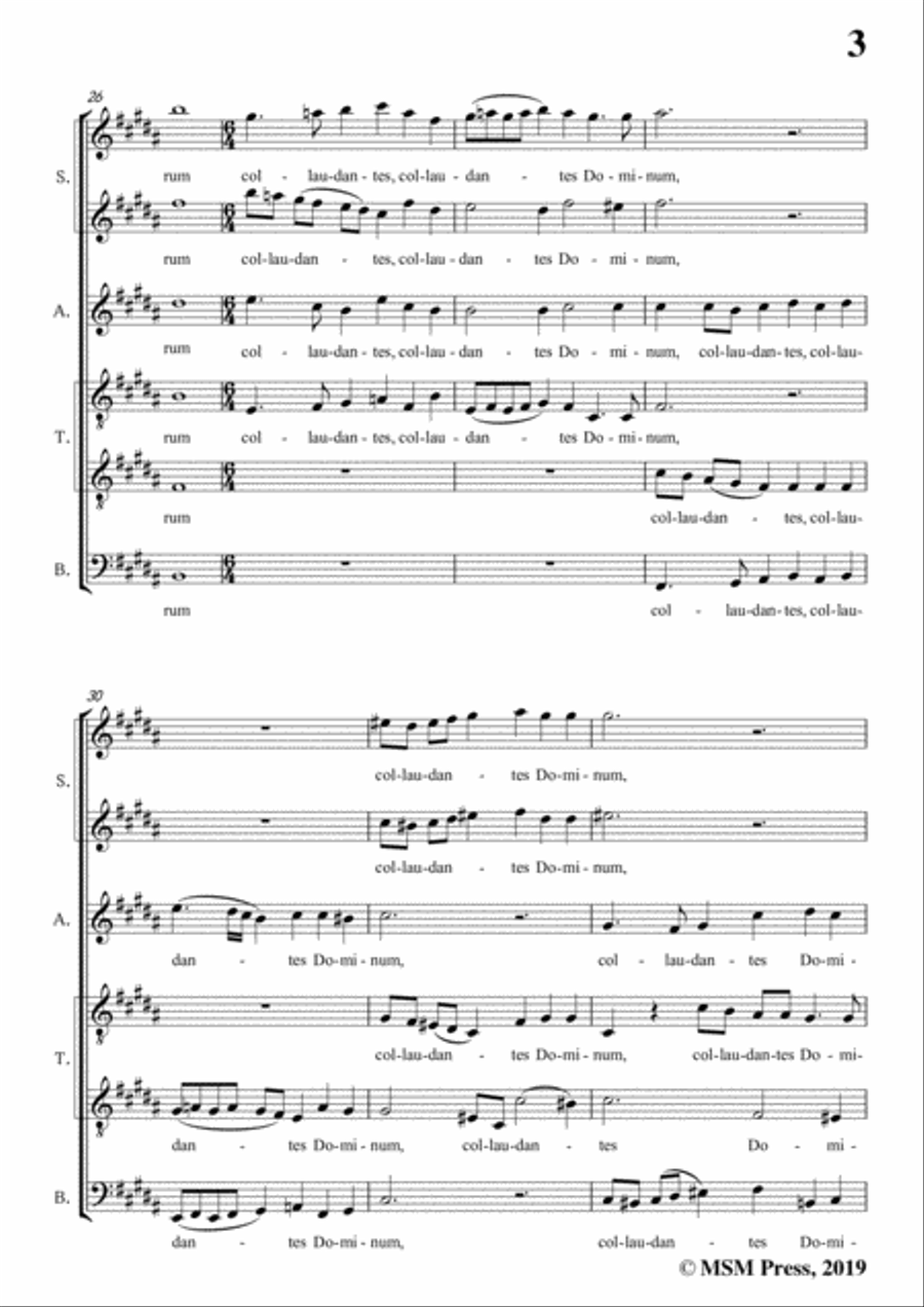 Dering-Quem vidistis,pastores,in B Major,A cappella 4-Part scores gallery preview page 5