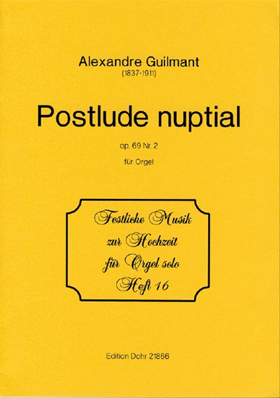 Postlude nuptiale op. 69 Nr. 2 16