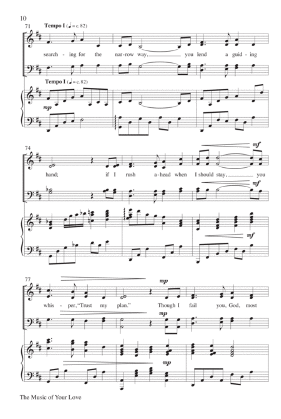 The Music of Your Love 4-Part scores gallery preview page 11