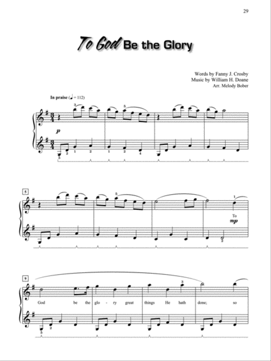 Play Hymns, Book 4 Piano Solo scores gallery preview page 5