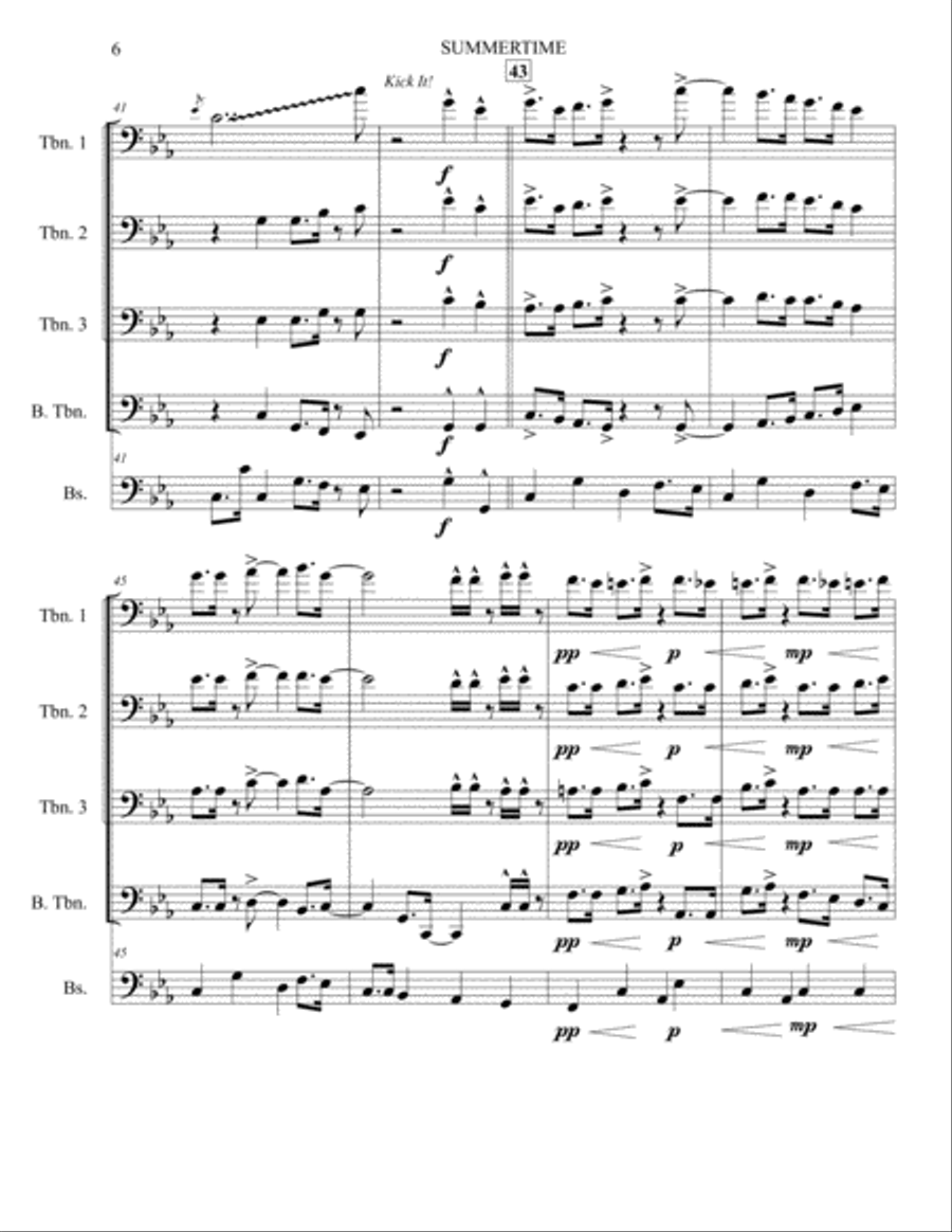 Summertime Brass Ensemble scores gallery preview page 6