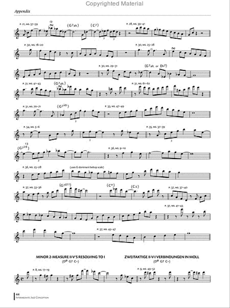 Intermediate Jazz Conception -- Flute Flute scores gallery preview page 17