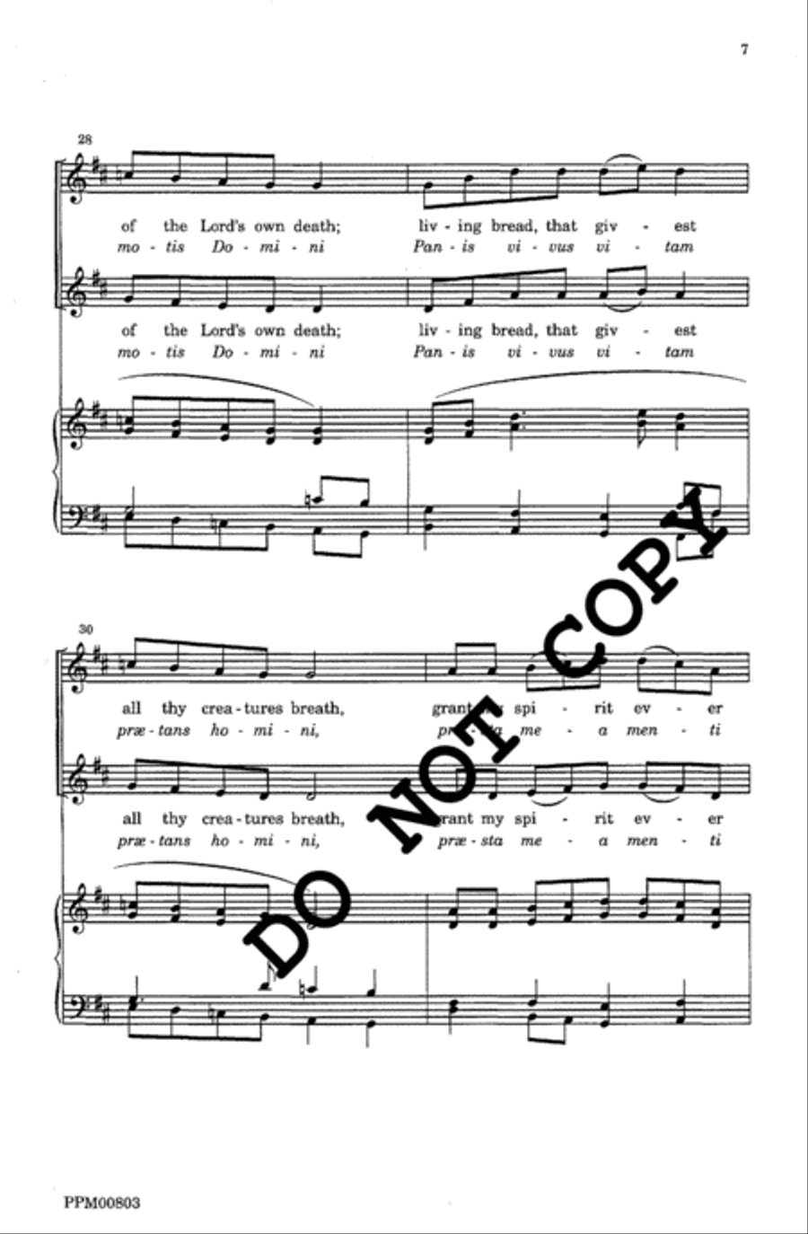 Humbly I Adore Thee/Adoro Devote TB scores gallery preview page 8