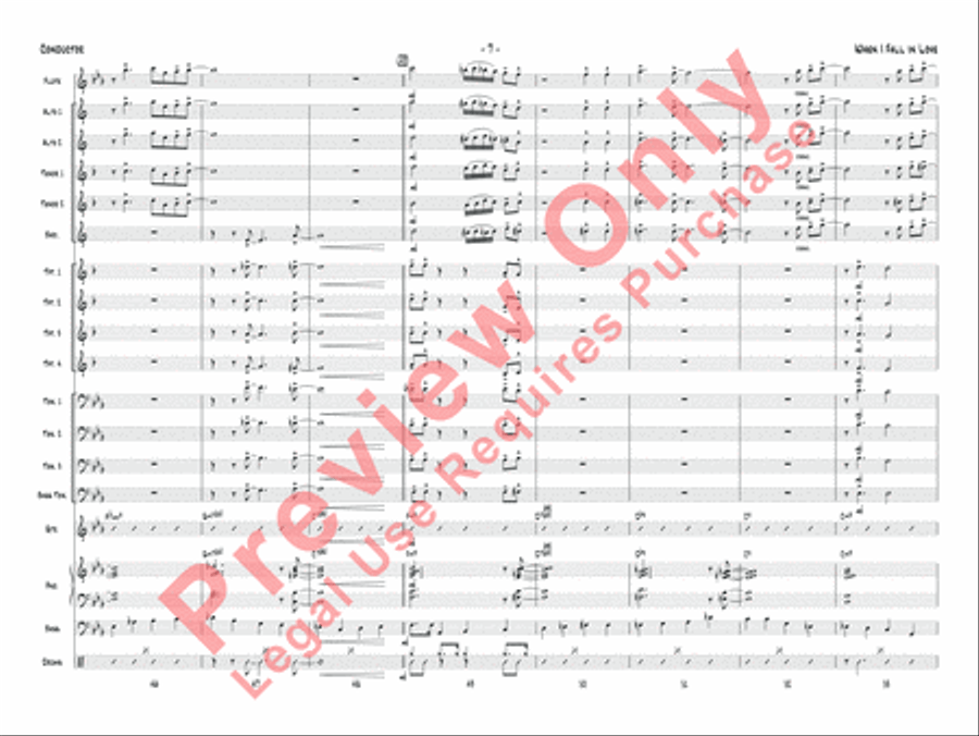 When I Fall in Love Jazz Ensemble scores gallery preview page 10