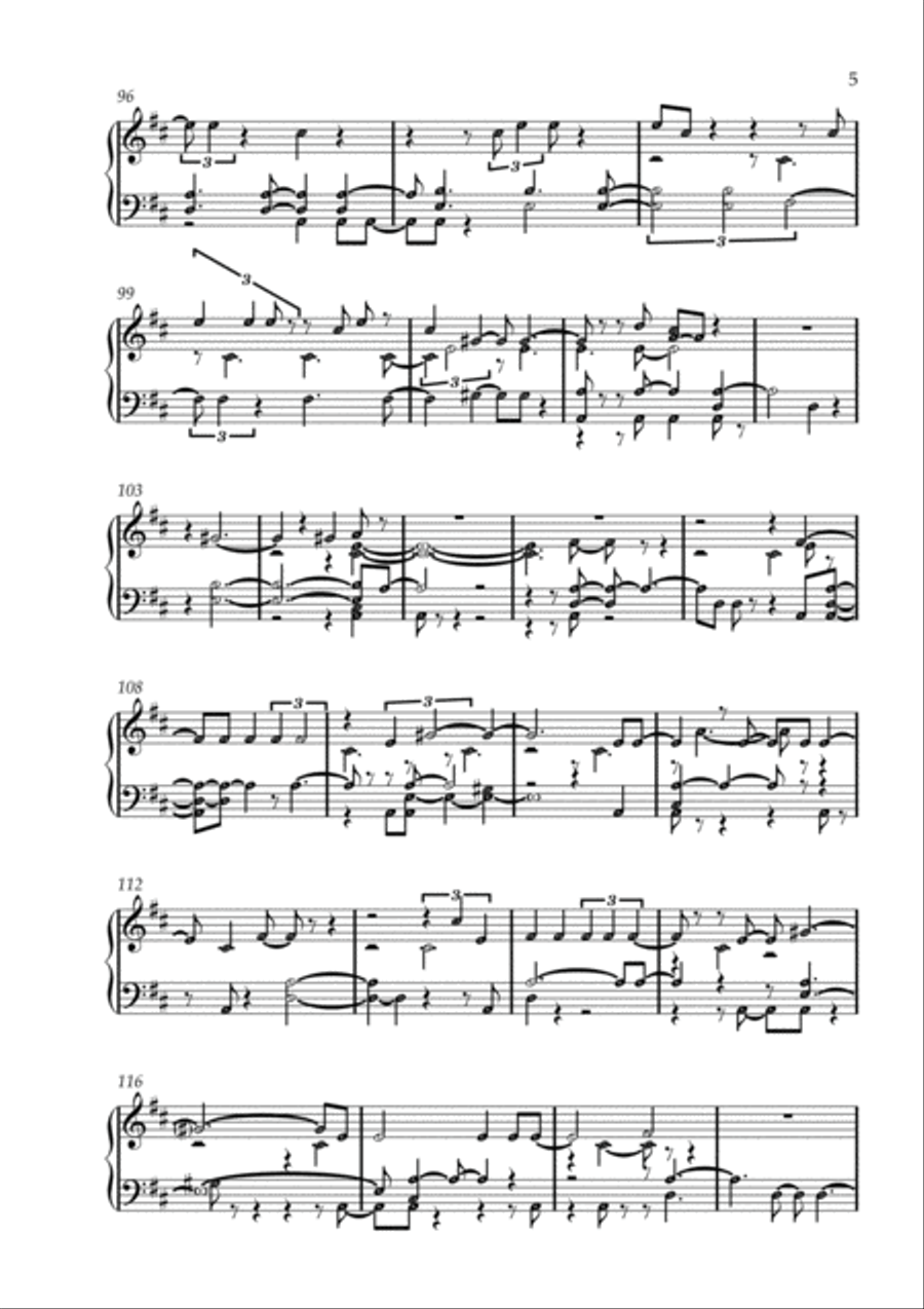Endless Alleluia Endless Alleluia Easy Piano scores gallery preview page 5
