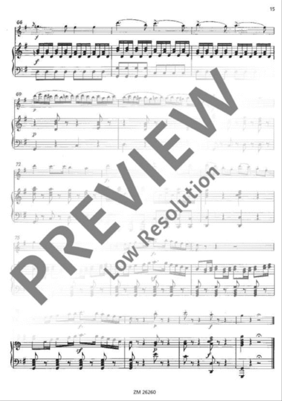 Opera Scenes Opera Scenes Flute Solo scores gallery preview page 16