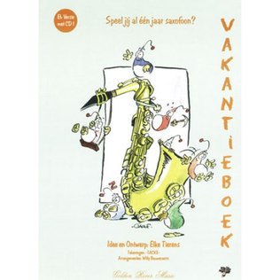 Book cover for Vakantieboek saxophone