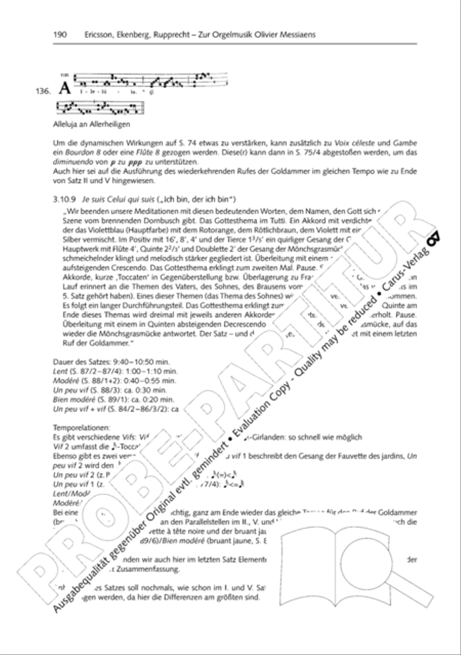 Orgelschule zur historischen Auffuhrungspraxis Organ Solo scores gallery preview page 191