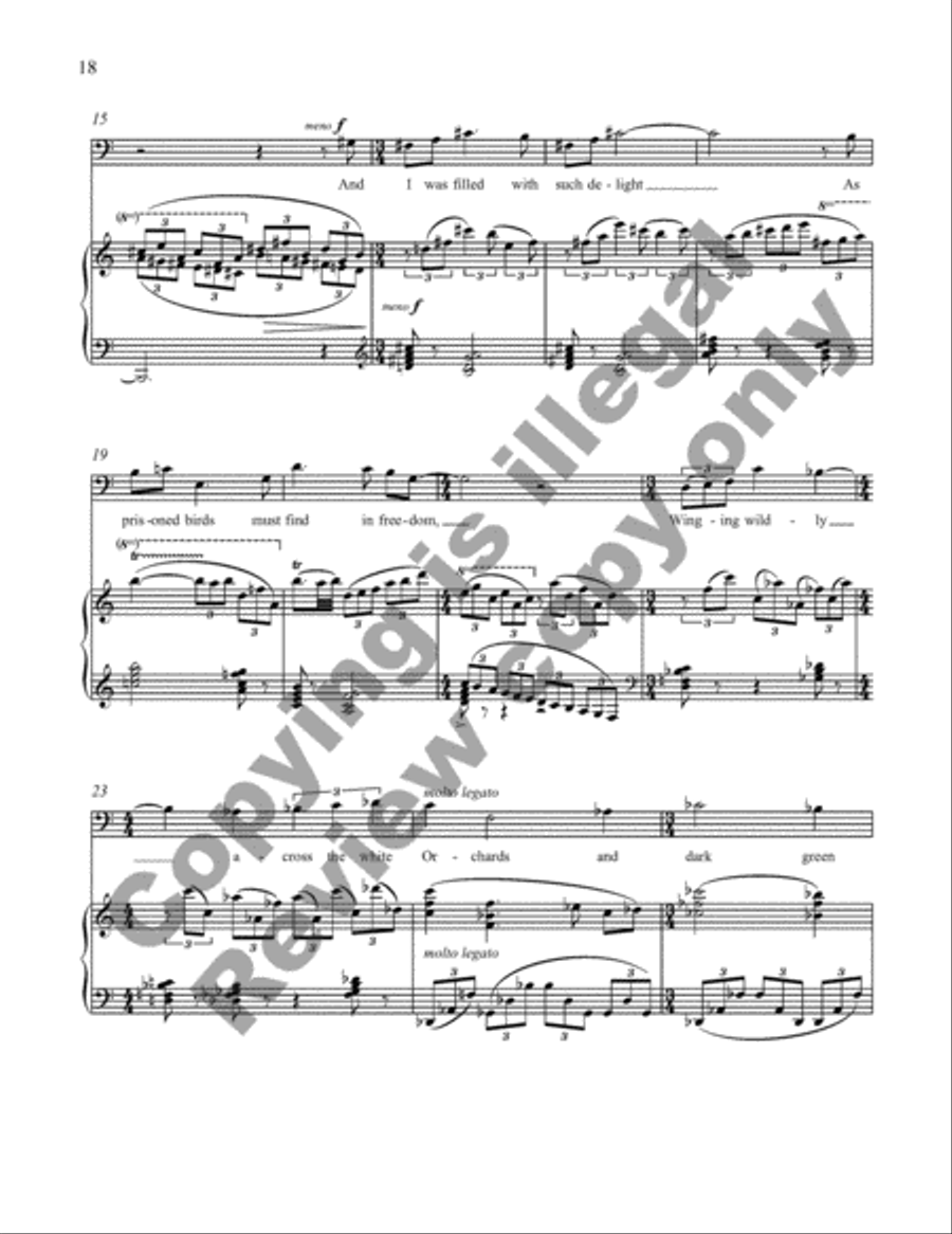 Everyone Sang: Four Songs for Baritone and Piano image number null