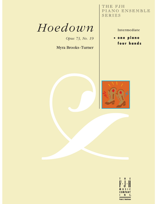 Book cover for Hoedown, Opus 73, No. 19