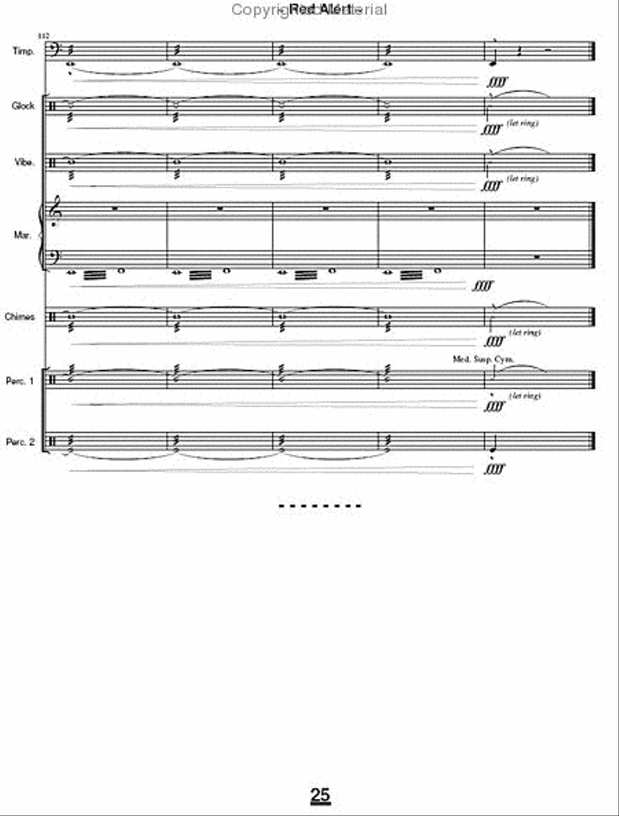 Red Alert Percussion scores gallery preview page 3