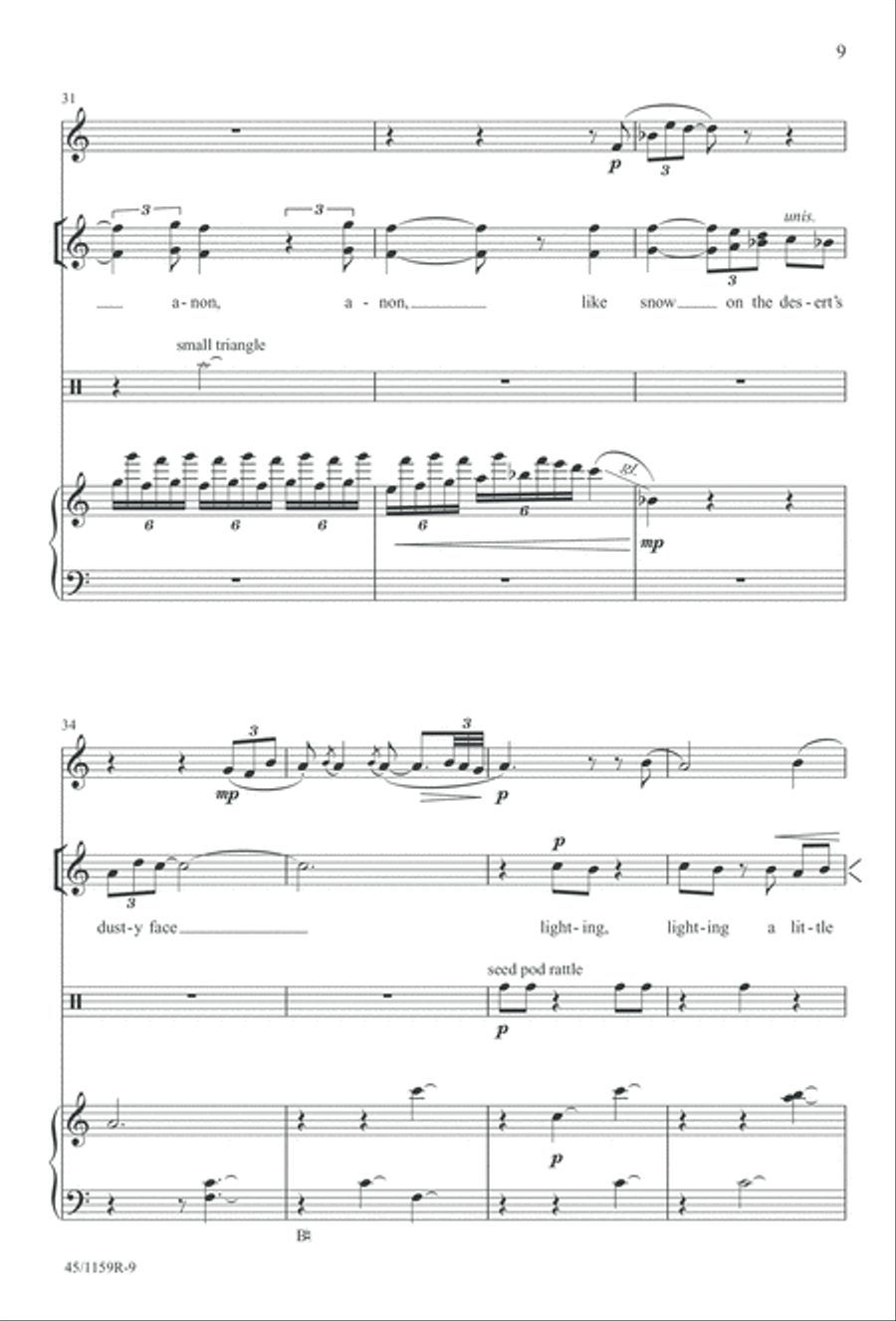 The Day of Hope - Choral/Full Score SSAA scores gallery preview page 9