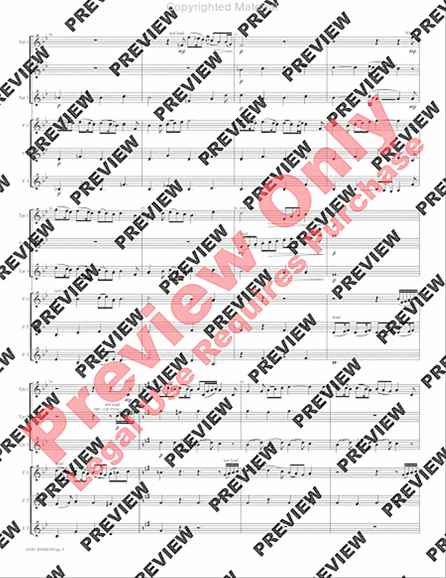 Gesu Bambino Small Ensemble scores gallery preview page 6