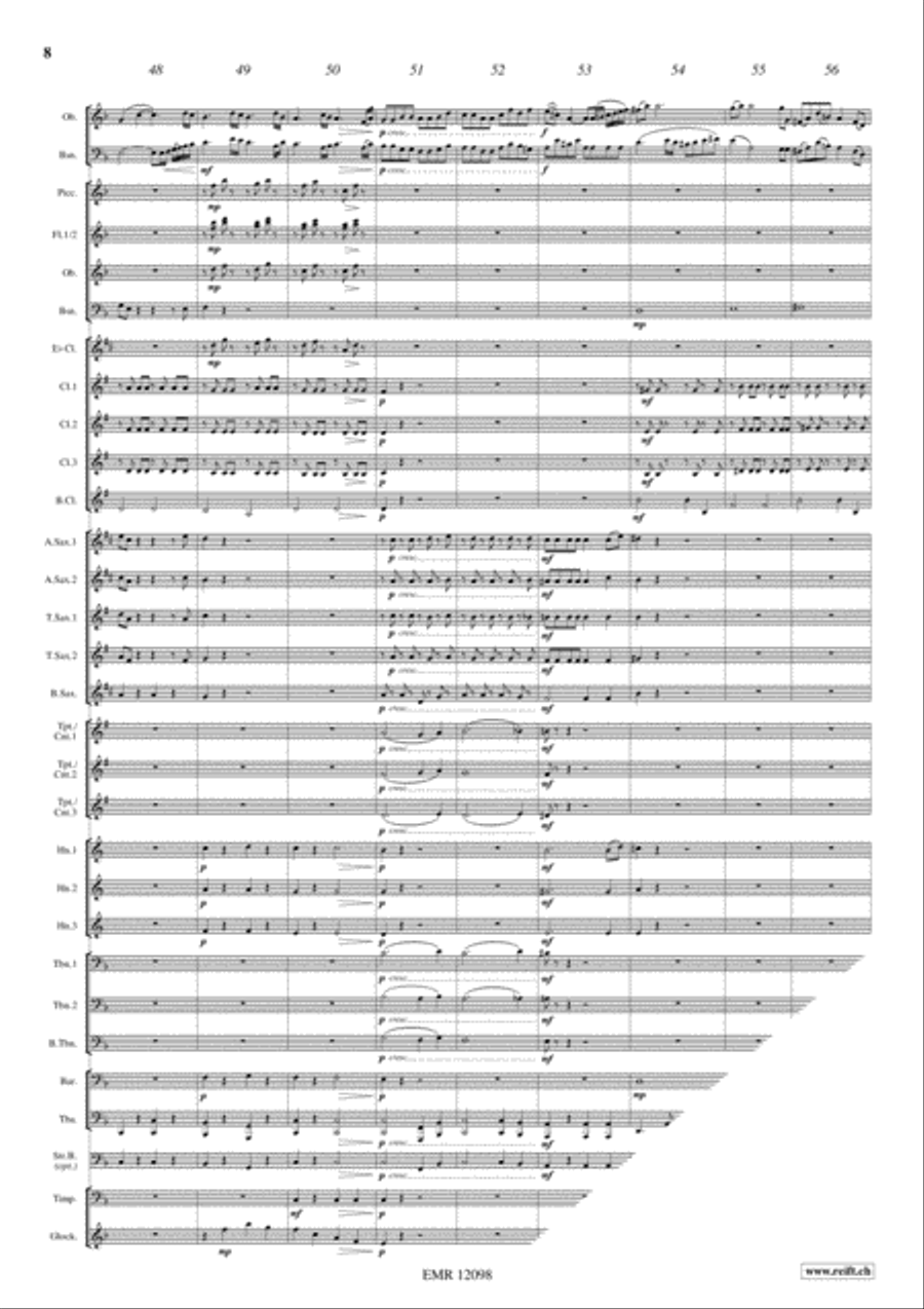Capriccio Concert Band scores gallery preview page 8