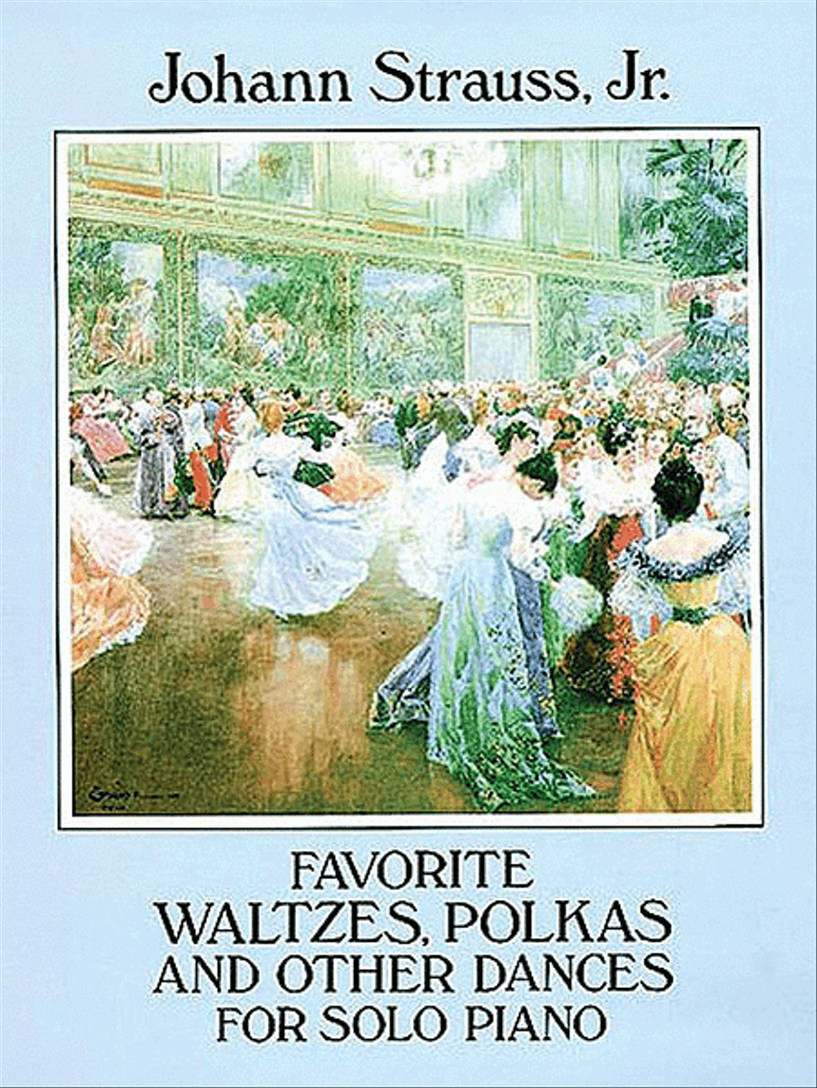 Favorite Waltzes, Polkas and Other Dances for Solo Piano Piano Solo scores gallery preview page 1