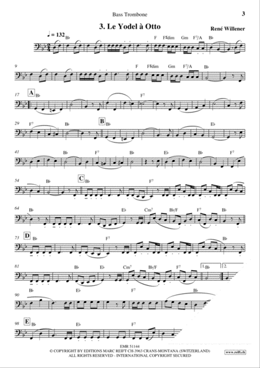 La Fete au Chalet Volume 3 Trombone scores gallery preview page 5