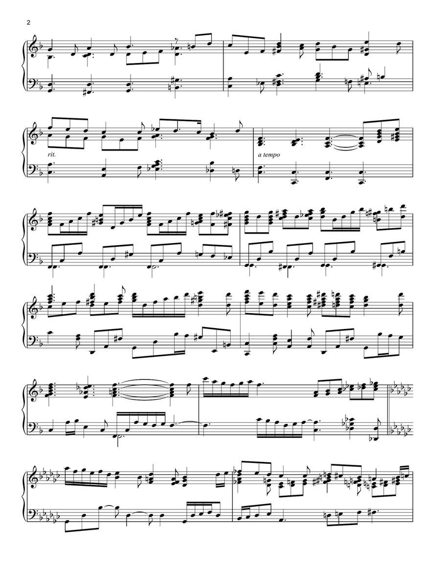 Once Upon A Dream (from Sleeping Beauty) Piano Solo scores gallery preview page 2