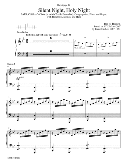 Silent Night (Downloadable Instrumental Parts)