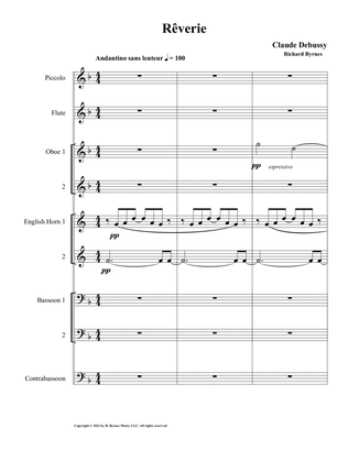 Rêverie - Saxophone Sextet + Piccolo, Flute & Contrabassoon