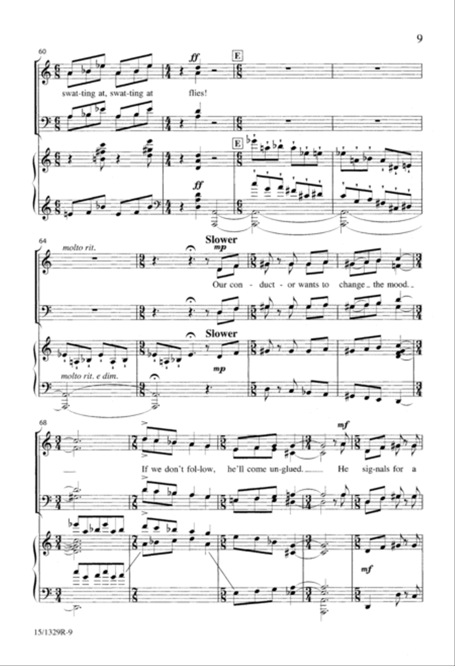 A Chorister's Covert Concert 4-Part scores gallery preview page 9