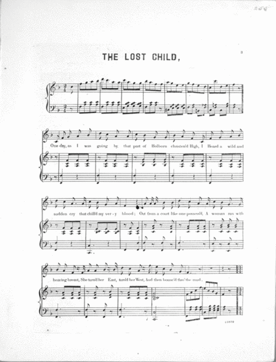 The Lost Child. Comic Ballad