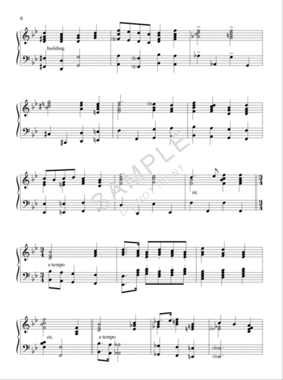 Crown Him Lord of All Piano Solo scores gallery preview page 3