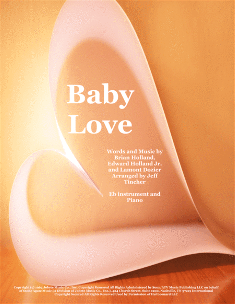 Baby Love Baby Love Alto Saxophone scores gallery preview page 1