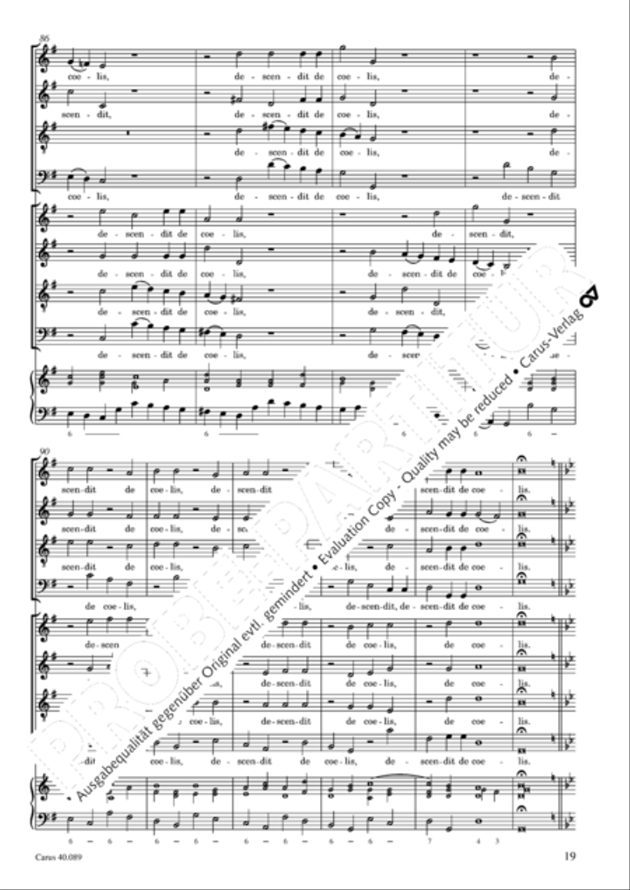 Credo a 8 voci 4-Part scores gallery preview page 20