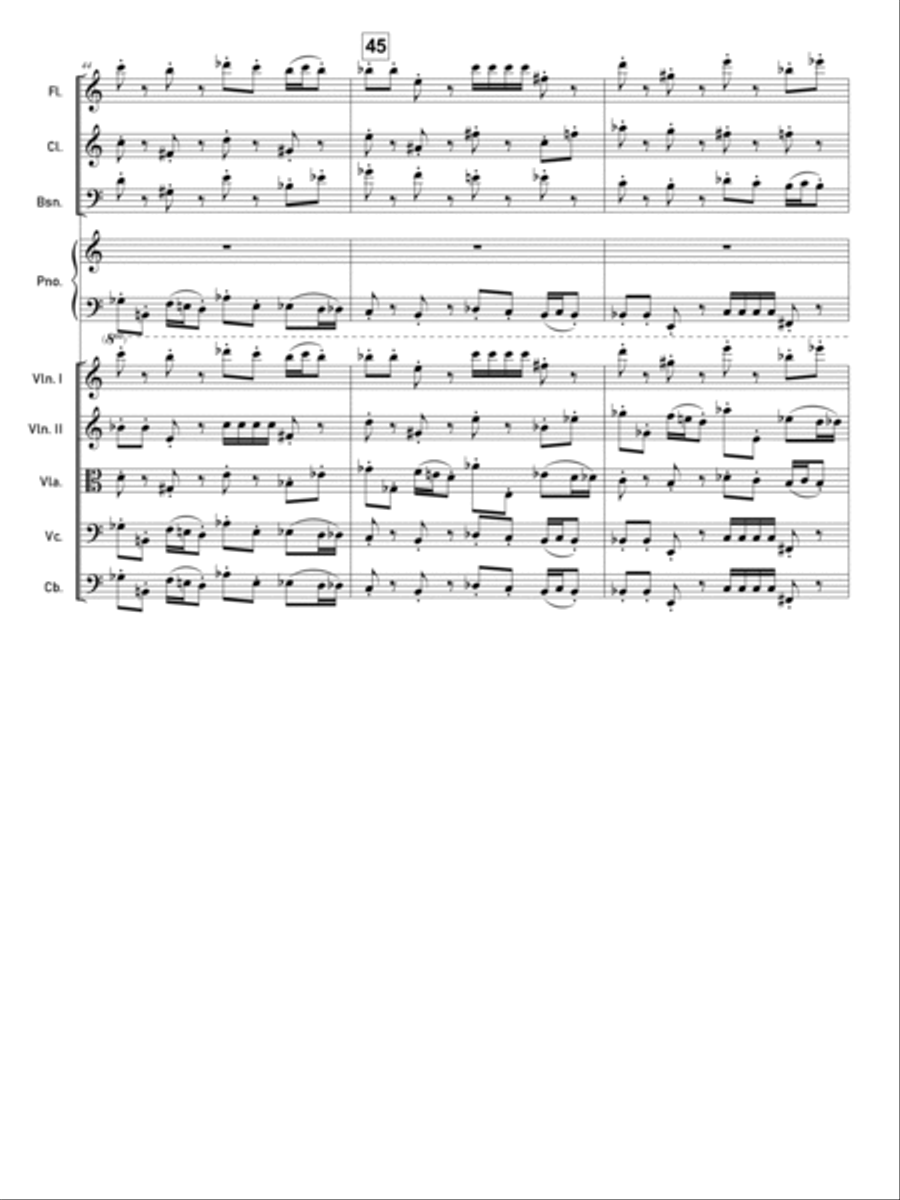 The Bestiality The Bestiality Large Ensemble scores gallery preview page 6