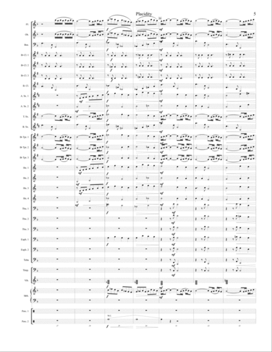 Placidity Concert Band scores gallery preview page 5