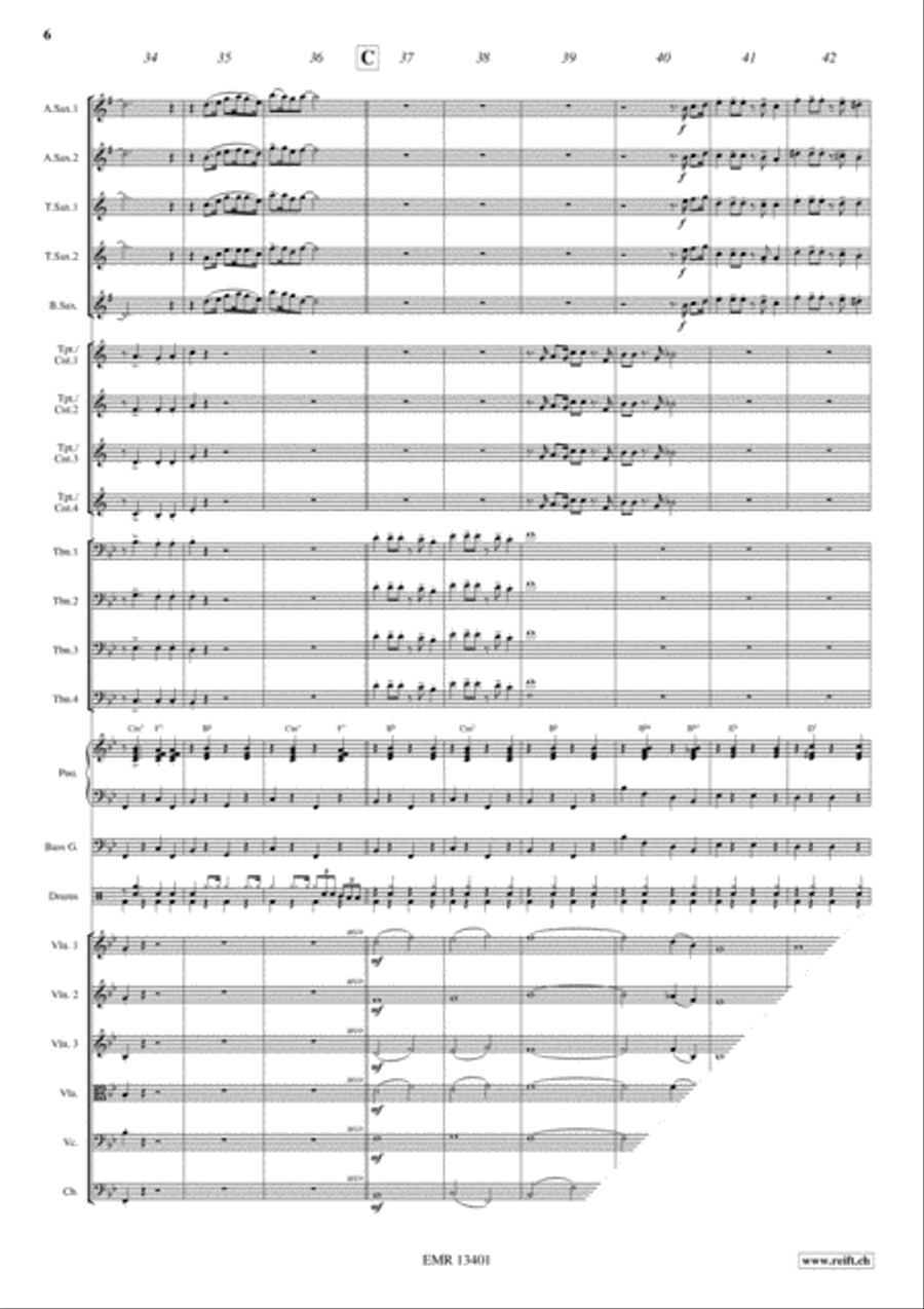 Happy Memories Big Band scores gallery preview page 6