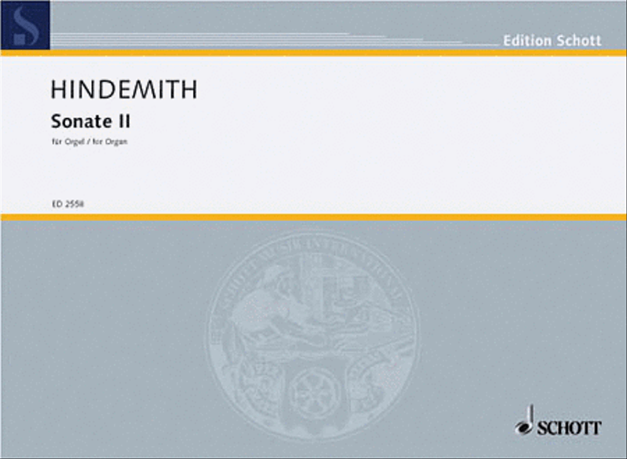Sonata No. 2 (1937) by Paul Hindemith Organ - Sheet Music