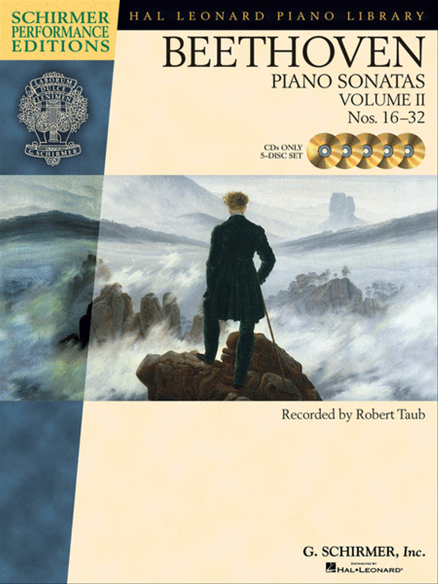Beethoven - Piano Sonatas, Volume II - CDs Only (set of 5) Piano Solo scores gallery preview page 1